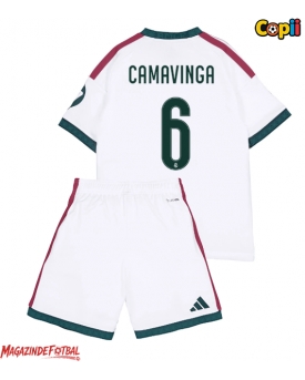 Real Madrid Eduardo Camavinga #6 Echipament de Fotbal Replică 2026-27 Copii Acasa (+ Șorturi)